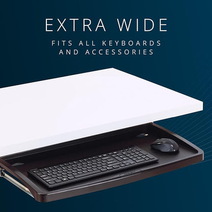 Kensington Keyboard Tray Under Desk, SmartFit Ergonomic Slide-Out Keyboard - Image 7