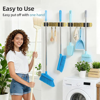 Broom Holder Wall Mount, Broom Hanger - Image 6