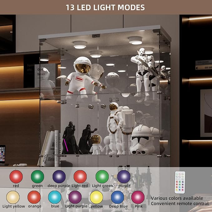 Beauty4U Glass Display Cabinet - Image 5