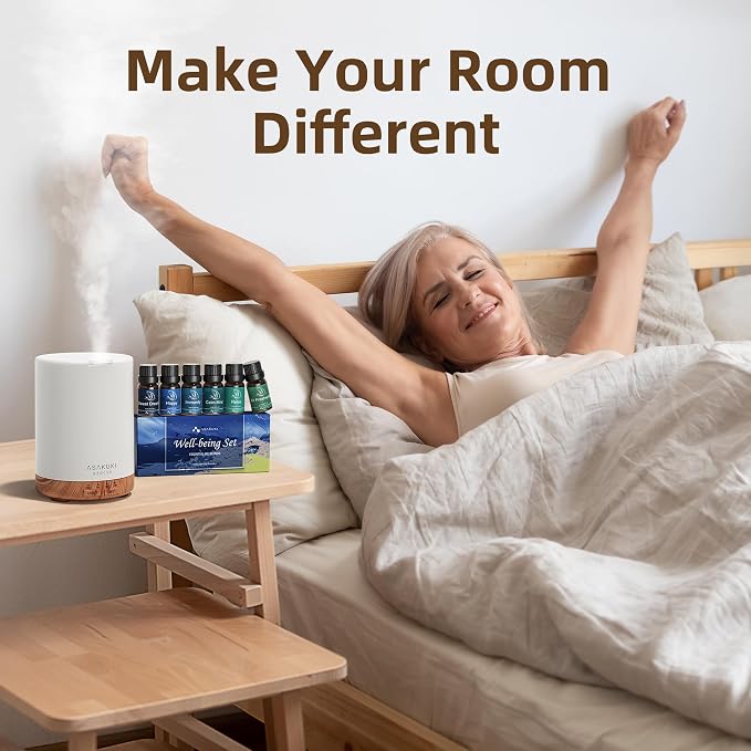 ASAKUKI Essential Oil Diffuser, Aromatherapy Cool Mist Home Humidifier - Image 5