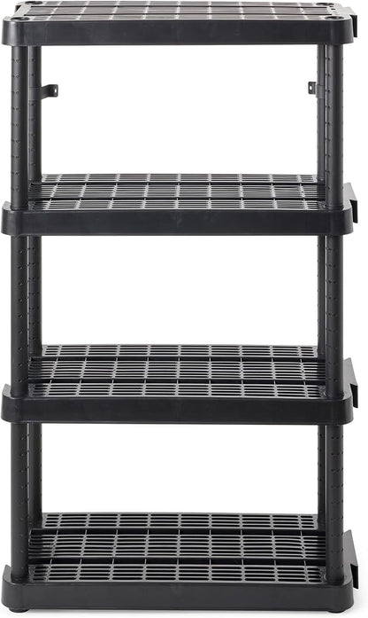 Gracious Living 4 Shelf Adjustable Height Medium Duty Storage Unit 14 x 32 x - Image 7