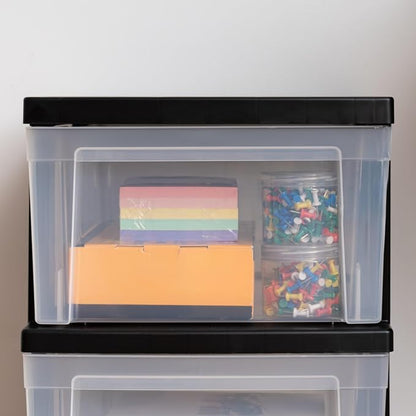 IRIS USA 3-Drawer Slim Narrow Storage Organizer, school essentials, beauty items - Image 7
