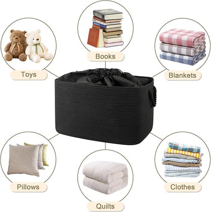 95L Extra Large Blanket Basket - Image 8