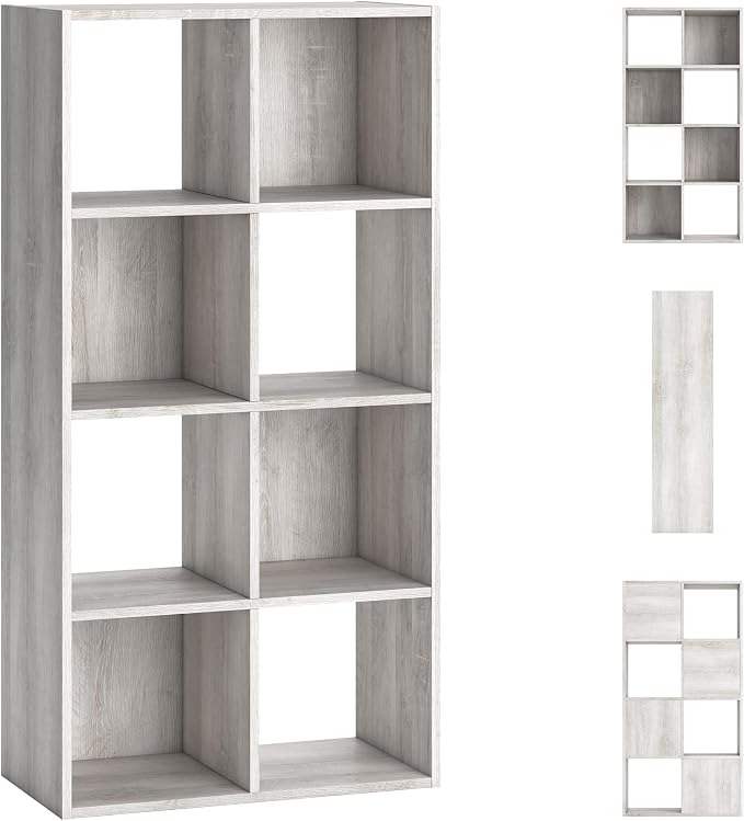 Signature Design by Ashley Paxberry Coastal 8 Cube Storage Organizer or Bookcase - Image 6