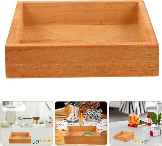 Desk Organization Holder Wooden Multi-functional Phone Organizer - Image 7