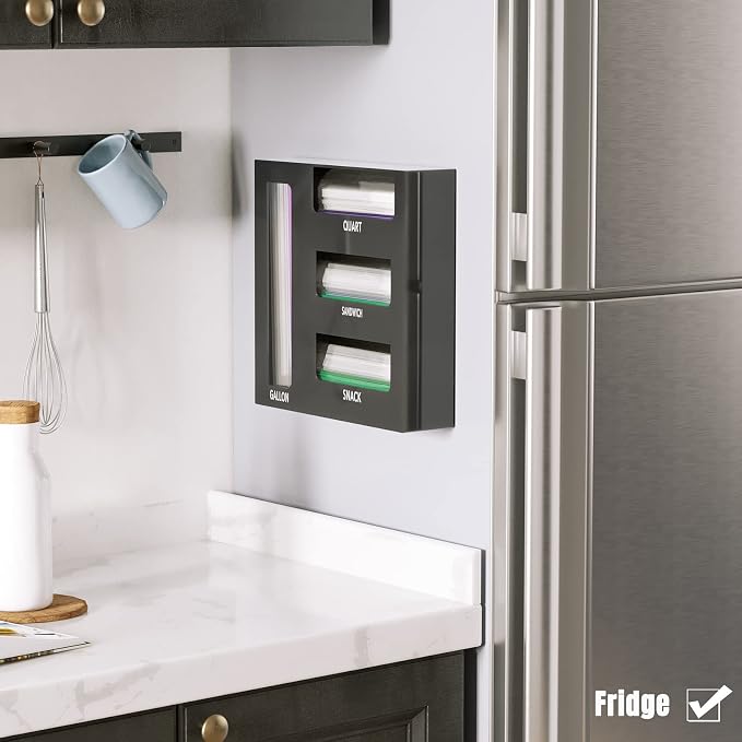 Neatsure Acrylic Magnetic Food Bag Storage Organizer - Image 3