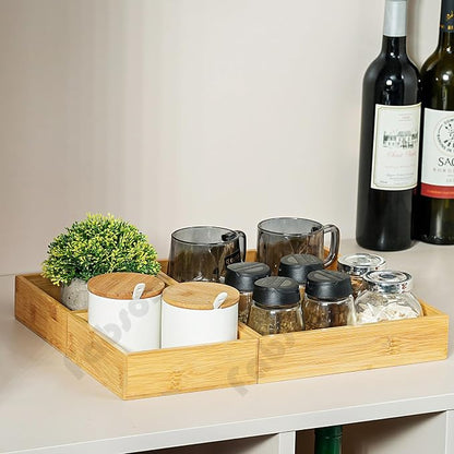 Fabsome Drawer Organizer, Small Wooden Container Tray - Image 8