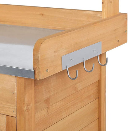 Topeakmart Outdoor Potting Bench - Image 10