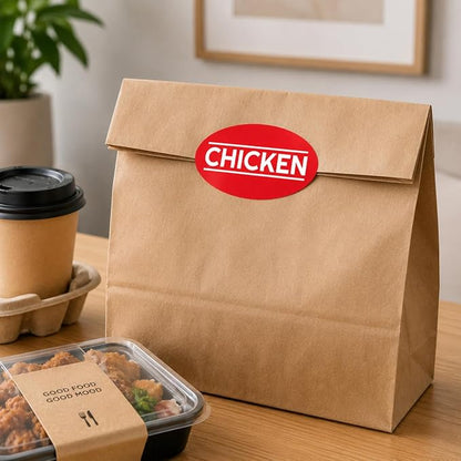 Chicken Labels Stickers 500PCS, 1.75" x 1" Meat Labels - Image 6