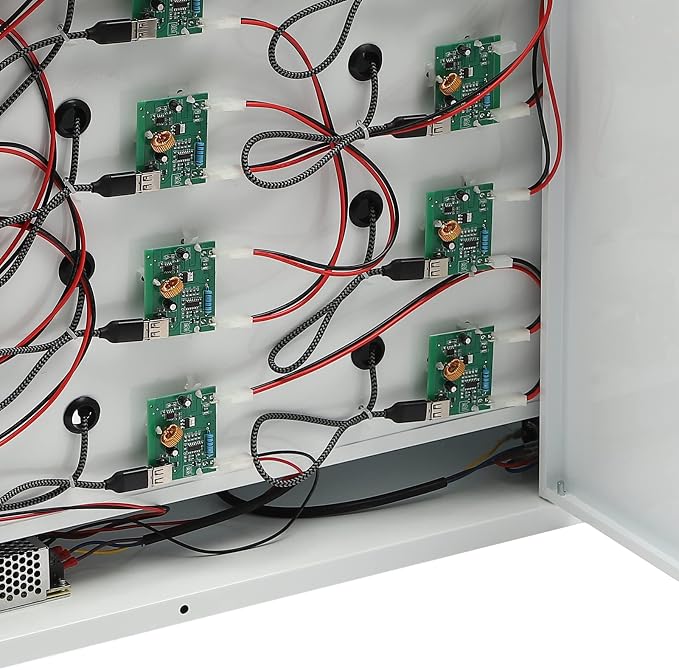 12 Slot Cellphone Charging Station Cell Phone Locker - Image 6