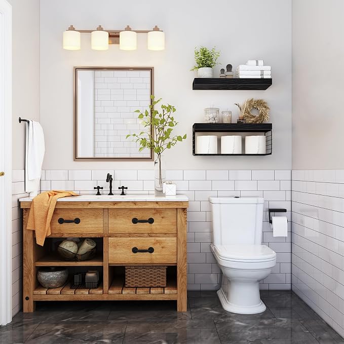 QEEIG Bathroom Shelves Over Toilet - Image 2