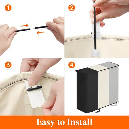 Lifewit Triple Laundry Hamper - Image 4