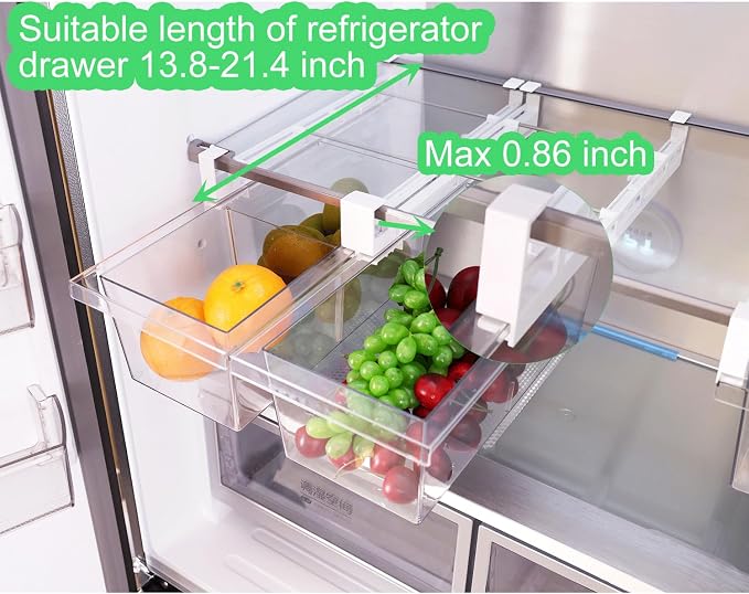 Yatmung 2 Pack Extra-Large Deli Drawer Organizer - Image 3