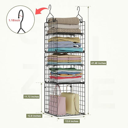 X-cosrack Hanging Closet Organizer and Storage - Image 3