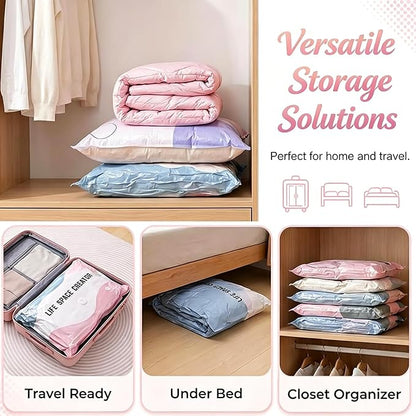 3pcs No-Pump Vacuum Storage Bags, 2026 New Cube Compression Space Saver Bags - Image 2