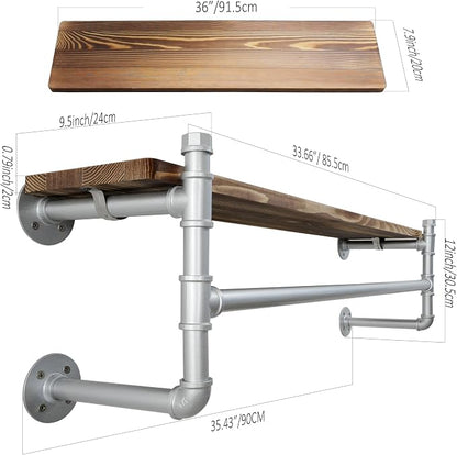 WEBI Wall Mounted Clothes Rack - Image 3