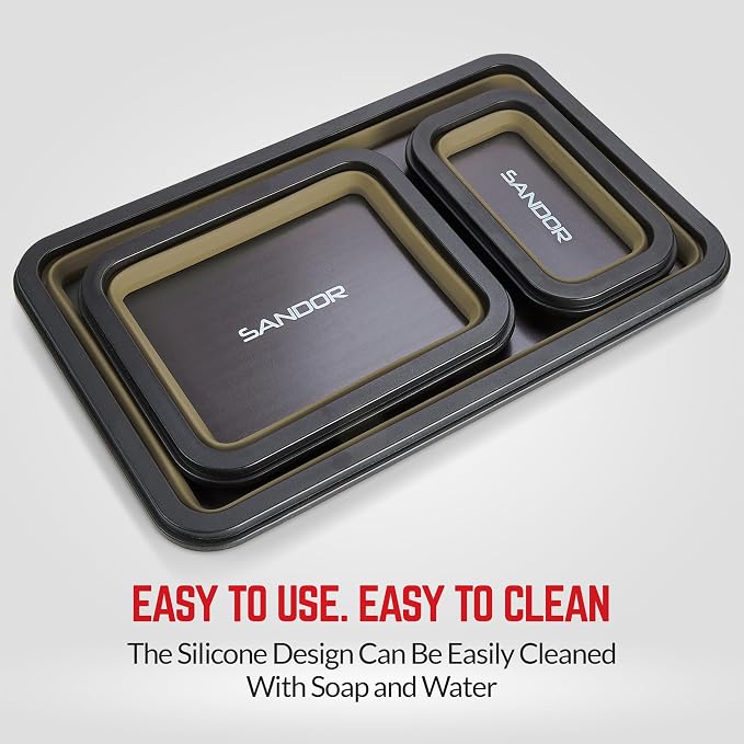 Collapsible Magnetic Parts Tray Set - Image 6