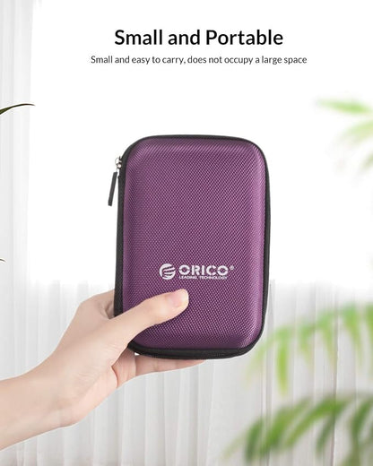 ORICO Hard Drive Case 2.5 inch External Drive Storage Carrying Bag Waterproof - Image 6