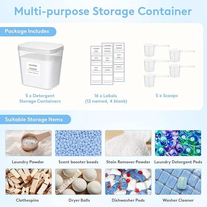 Lifewit Laundry Pods Container - Image 6