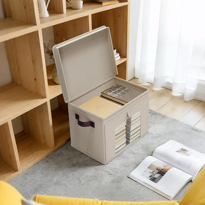 Univivi Storage Bins with Lids, Large Closet Organizers and Storage with - Image 3