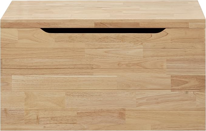 eHemco Solid Hardwood Storage Trunk, 35.5x18.63x19.5 | Safety Hinghes, - Image 6