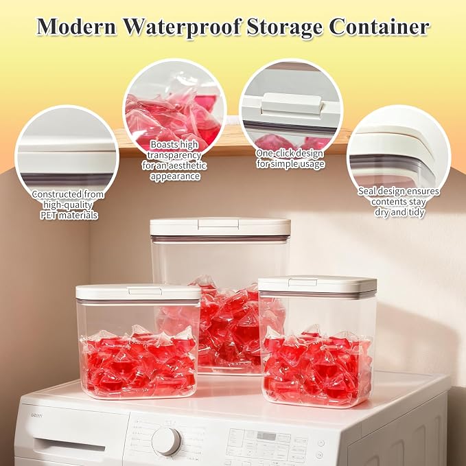 Gute Sealed Auto Pop-Up Laundry Pod Holder - Image 3