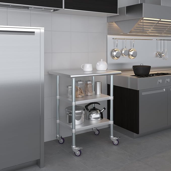 AmGood Stainless Steel Work Table - Image 9