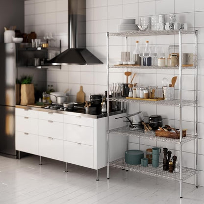 18" Deep x 42" Wide x 74" Height Wire Shelving Kit | 5-Tier | NSF Commercial - Image 8
