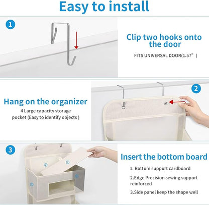 MAX Houser 5-Shelf Over The Door Hanging Organizer - Image 4