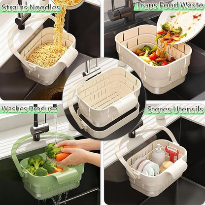 Foldable Hanging Sink Drain, No-Drill Hanging Drain Rack - Image 5