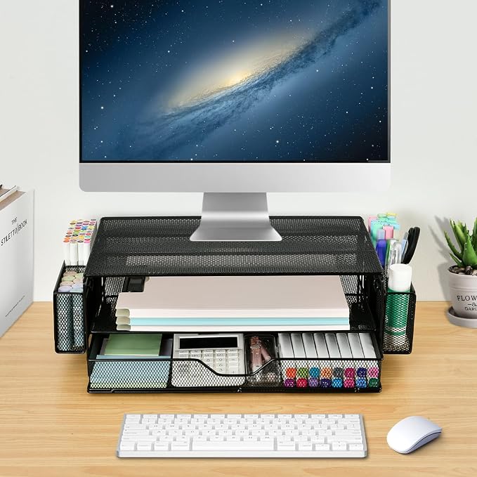 AUPSEN 2 Tier Computer Monitor Stands - Image 4