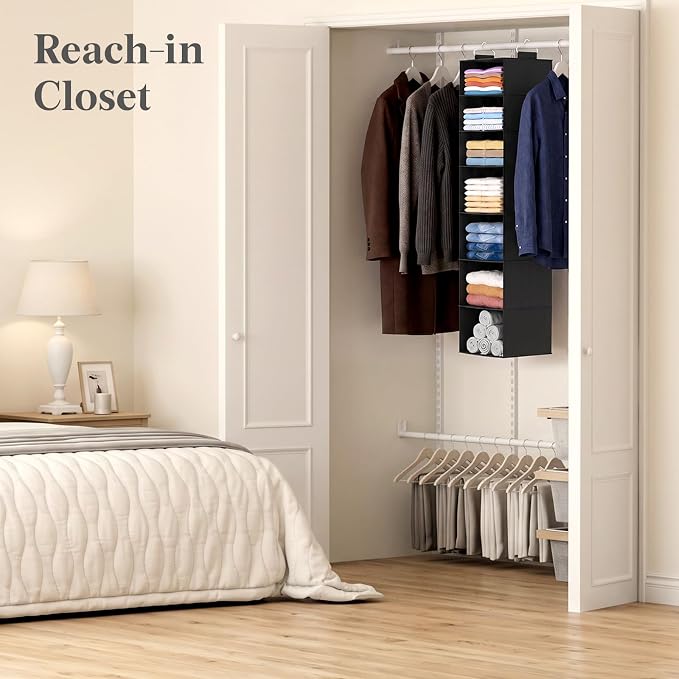 Lifewit 7 Tier Hanging Closet Organizer and Storage - Image 8