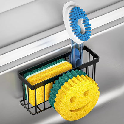 Sponge Holder Smiley Face, Sink Caddy by MURLONG