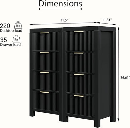 Modern Solid Wood Chest of Drawers, Dresser Organizer - Image 2