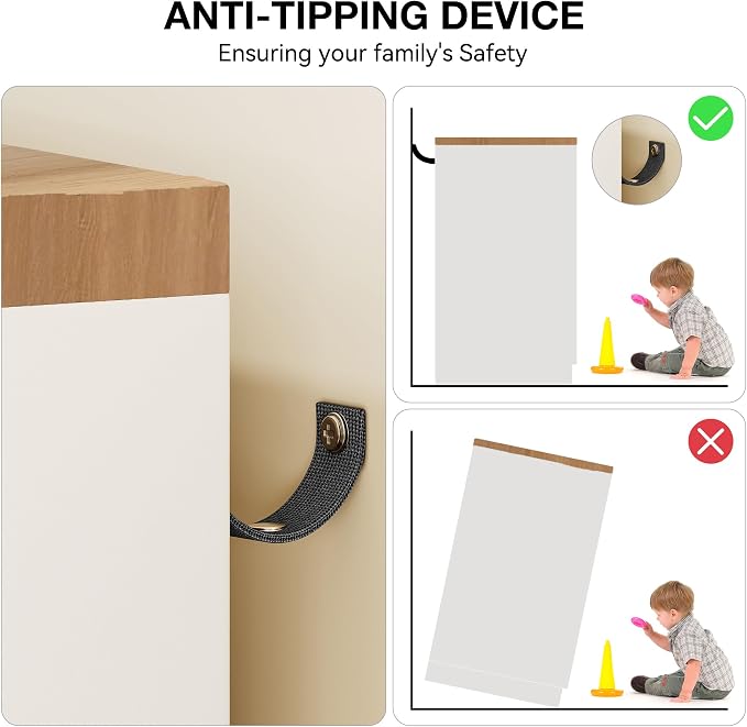GarveeHome Multifunctional Wooden Dresser - Image 6