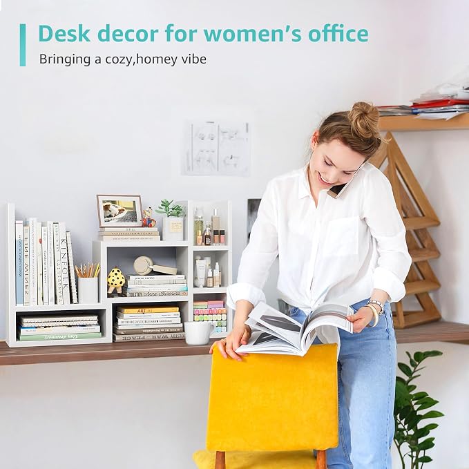 NUTIKAS Desk Shelves Desktop Organizer Shlef - Image 6
