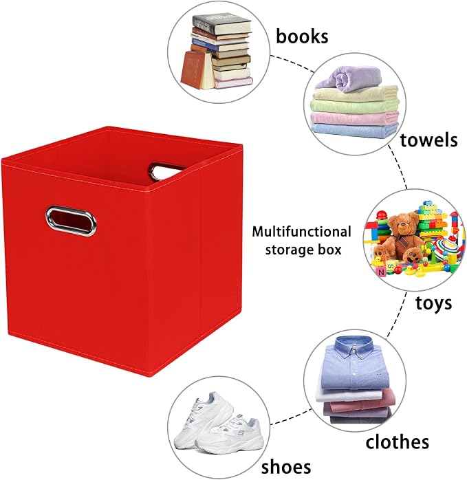 Fabric storage bins Cubes, Fabric Cube Organizer - Image 3