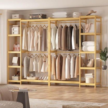 Homykic Bamboo Clothes Rack Garment Rack - Image 2