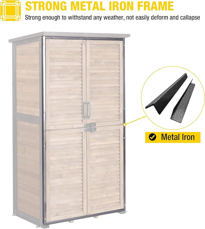 Aivituvin Outdoor Storage Shed - Image 4