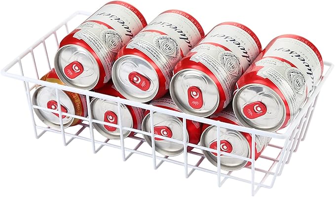 Orgneas Freezer Organizer Bins Metal Wire Storage Baskets - Image 2