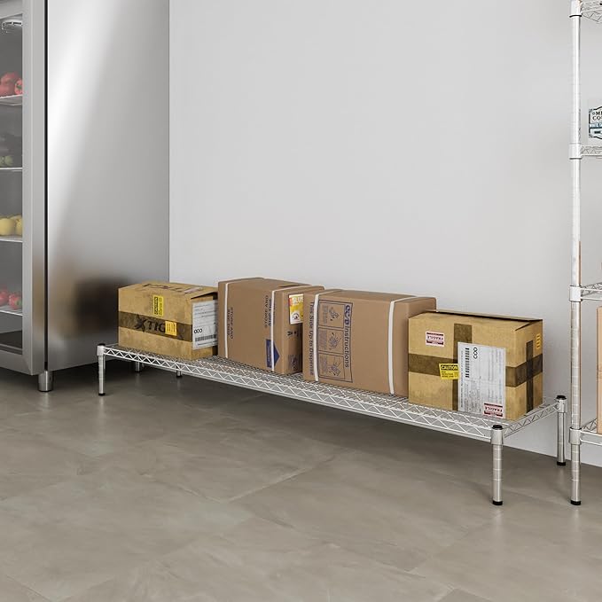 18" Deep x 72" Wide x 8" Height Wire Shelving Kit | 1-Tier | NSF Commercial - Image 6