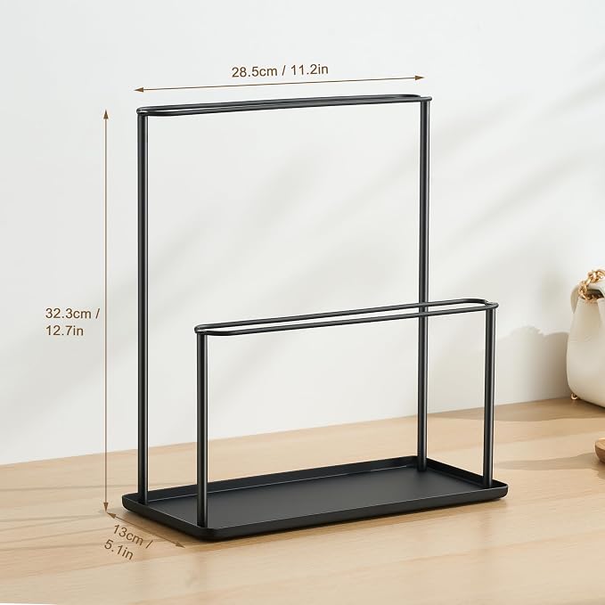 Headband Holder Organizer Metal 2-Tier - Image 7