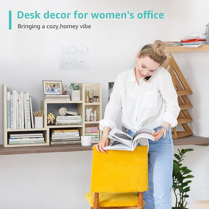 NUTIKAS Desk Shelves Desktop Organizer Shlef - Image 7