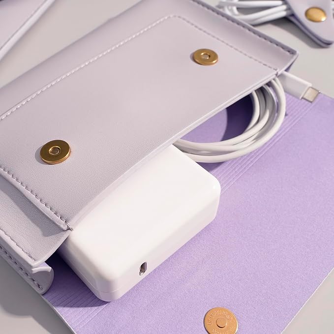 PU Leather Laptop Sleeve Compatible - Image 6
