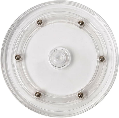 9 inch Small Lazy Susan Turntable Acrylic Ball Bearing Rotating Tray by DGTANGYIN