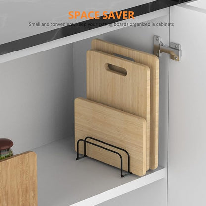 Cutting Board Storage Rack, Compact Cutting Board Organizer, Chopping Board - Image 7