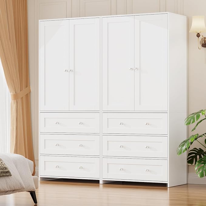 VOWNER 71" Tall Armoire Wardrobe Closet by VOWNER