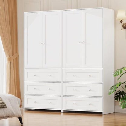 VOWNER 71" Tall Armoire Wardrobe Closet by VOWNER