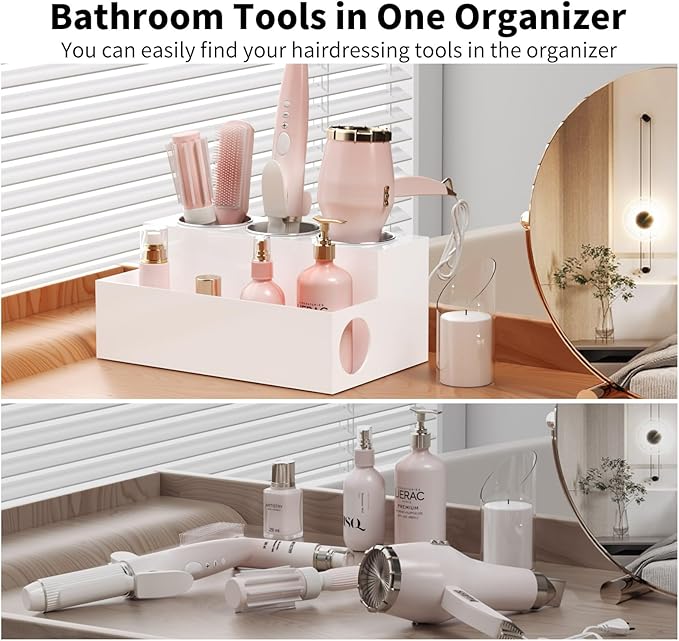 NIUBEE Acrylic Hair Styling Tool Organizer and Holder - Image 6