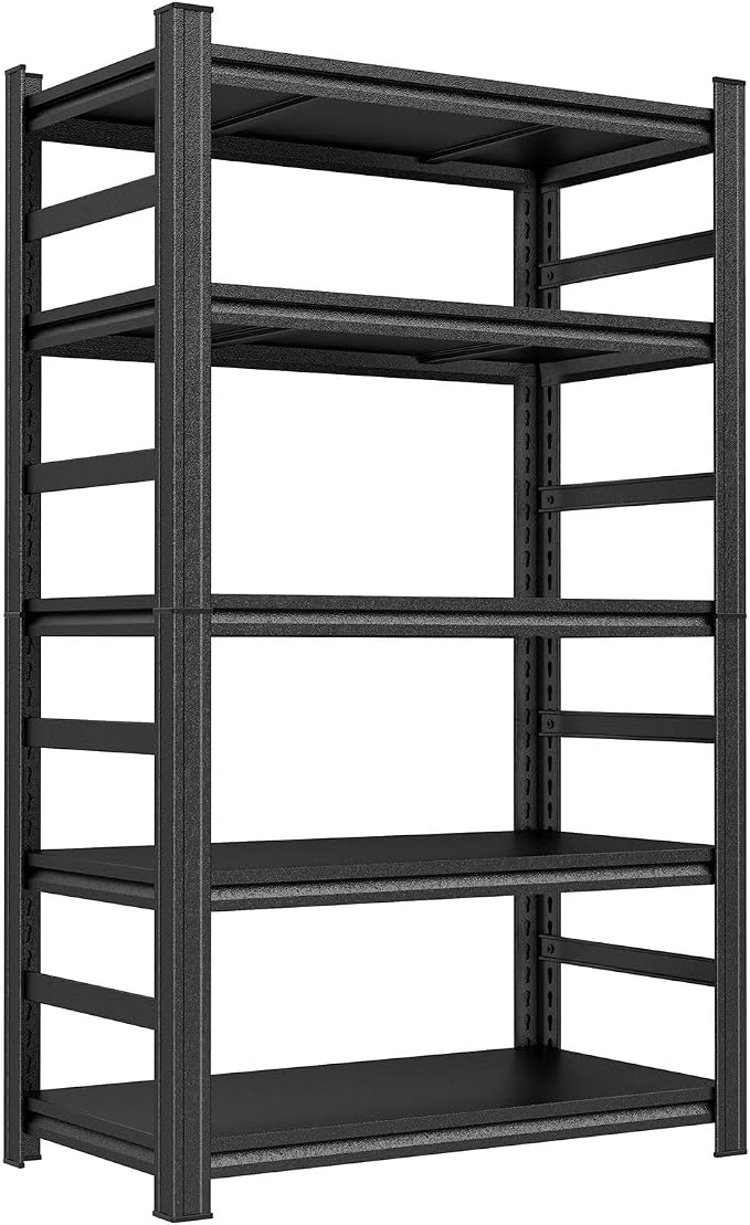 Garage Storage Shelves, 5 Tier Shelving Unit, 40 inch Wide, 18” Deep, 78” Tall - Image 8